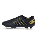 Black-Gold - Front - Canterbury Mens Phoenix 2.0 Team Soft Ground Rugby Boots