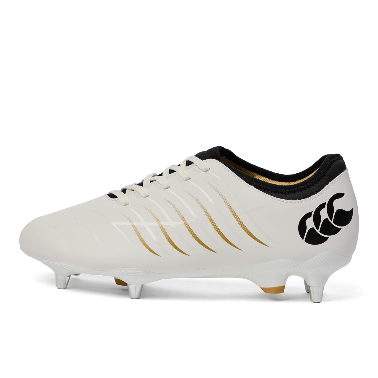 White - Front - Canterbury Mens Phoenix 2.0 Team Soft Ground Rugby Boots