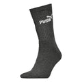Grey - Back - Puma Unisex Adult Crew Socks (Pack of 3)