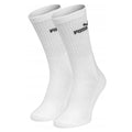 White - Back - Puma Unisex Adult Crew Socks (Pack of 3)