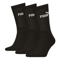 Black - Front - Puma Unisex Adult Crew Socks (Pack of 3)