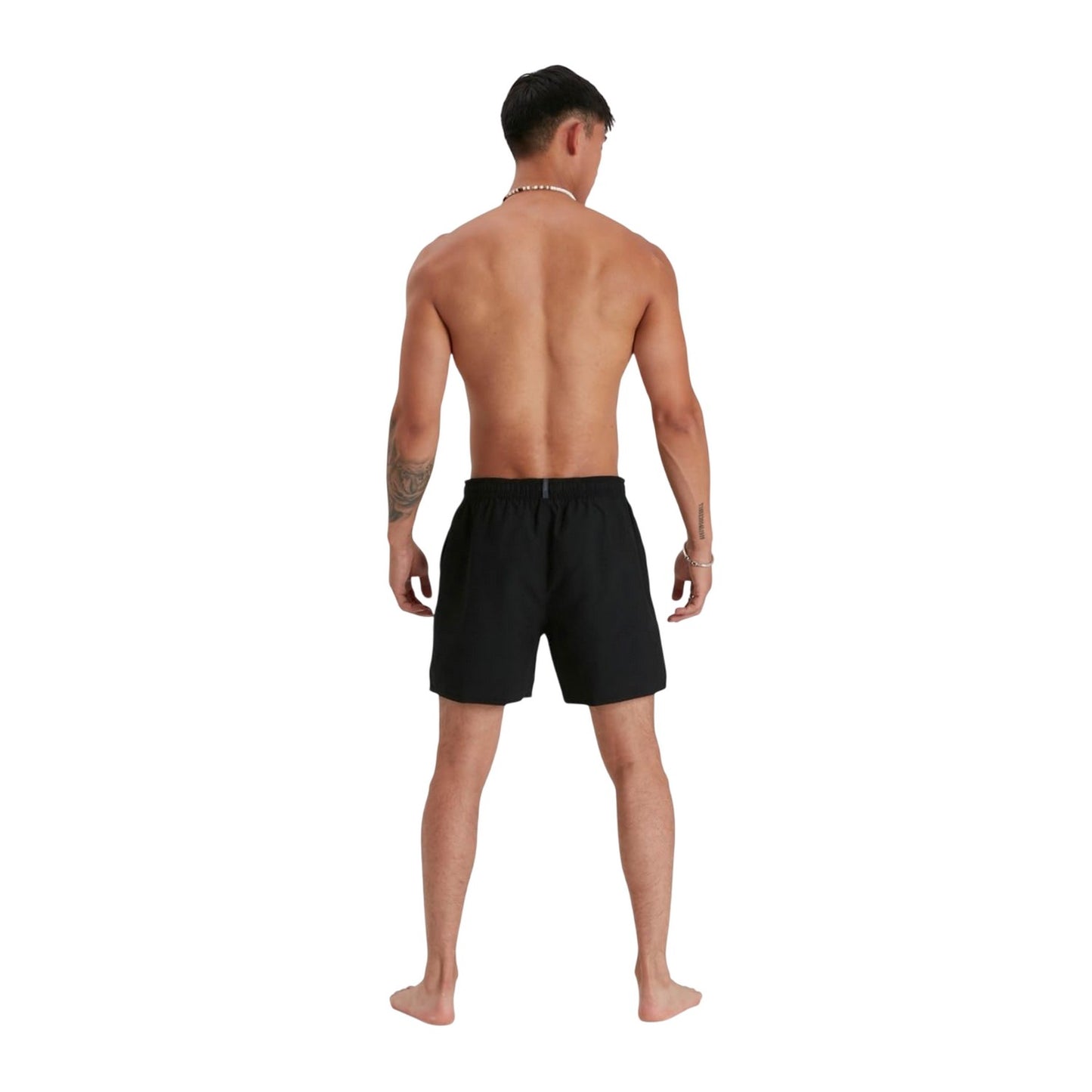 Black - Back - Speedo Mens Prime Leisure Swim Shorts
