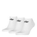 White - Front - Puma Unisex Adult Logo Trainer Socks (Pack of 3)