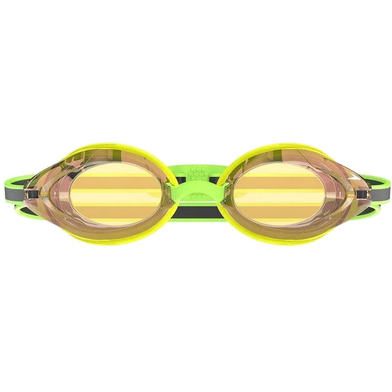Yellow - Back - Speedo Unisex Adult Vanquisher 3.0 Mirrored Swimming Goggles