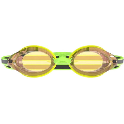 Yellow - Back - Speedo Unisex Adult Vanquisher 3.0 Mirrored Swimming Goggles