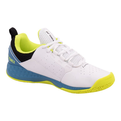 White-Ocean Blue - Back - Yonex Mens Lumio 4 Tennis Shoes