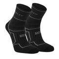 Black-Anthracite - Front - Hilly Mens Twin Skin Socks