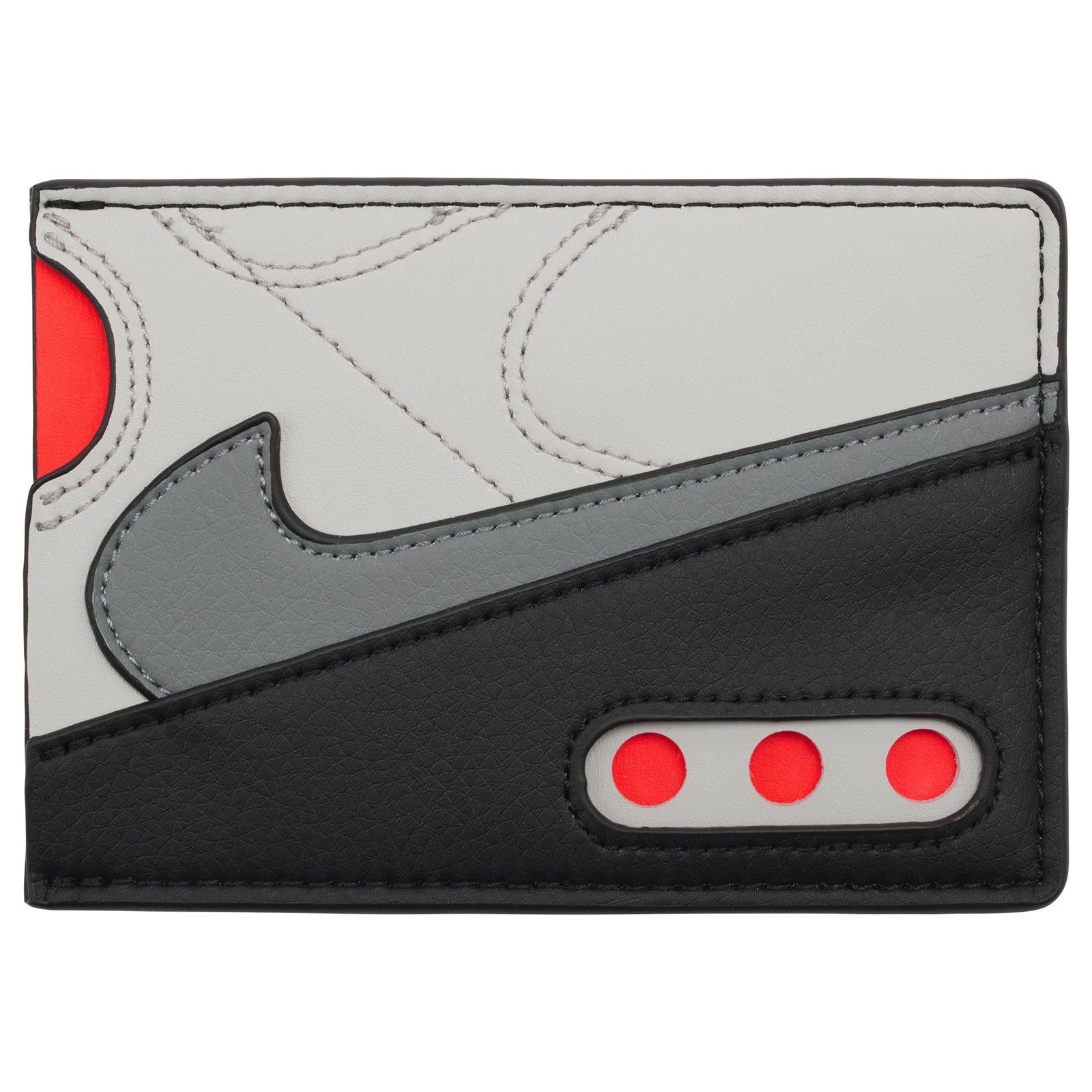 Grey - Front - Nike Air Max 90 Icon Card Wallet
