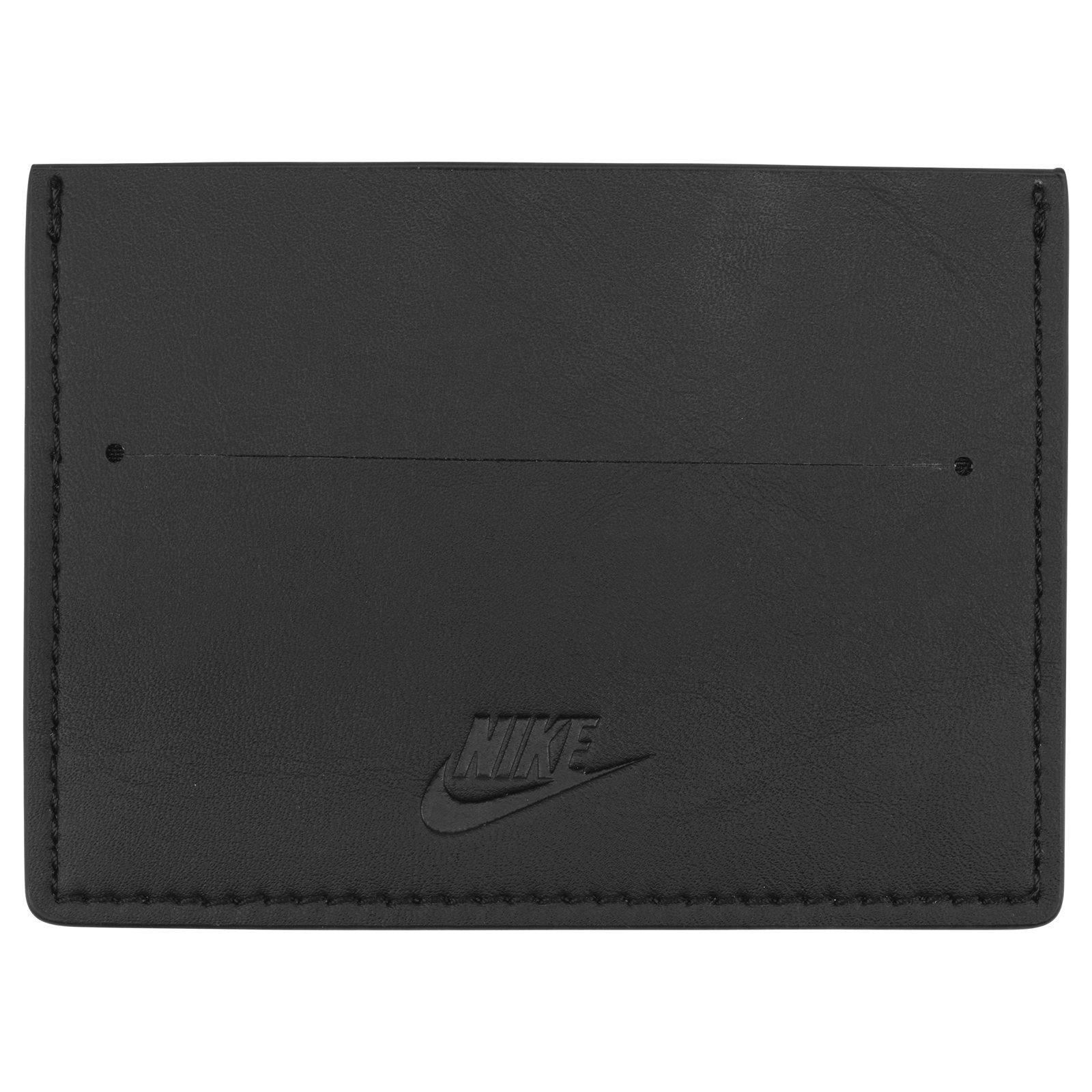 Black - Front - Nike Air Force 1 Icon Card Wallet