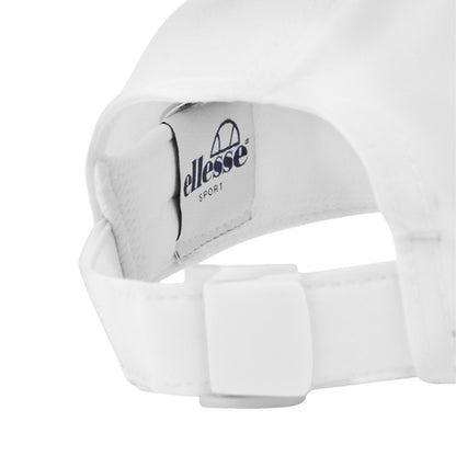 White - Side - Ellesse Unisex Adult Court Baseball Cap