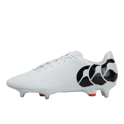 White - Front - Canterbury Unisex Adult Speed Raze Soft Ground Football Boots