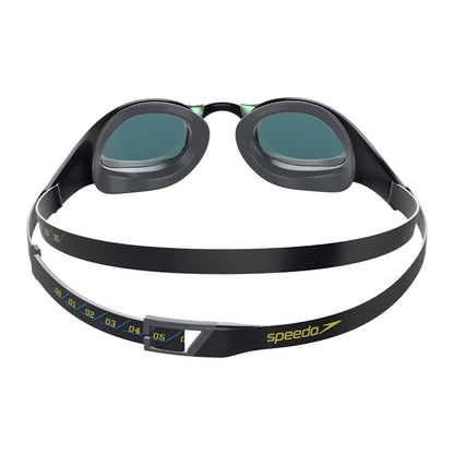 Black-Gold - Back - Speedo Unisex Adult Fastskin Pure Focus Mirror Swimming Goggles