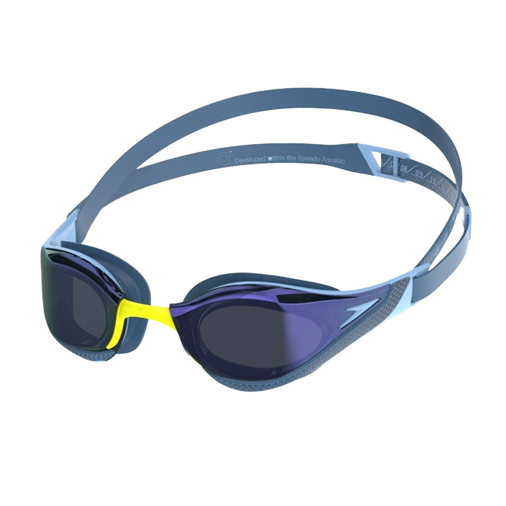 Blue - Front - Speedo Unisex Adult Fastskin Pure Focus Mirror Swimming Goggles