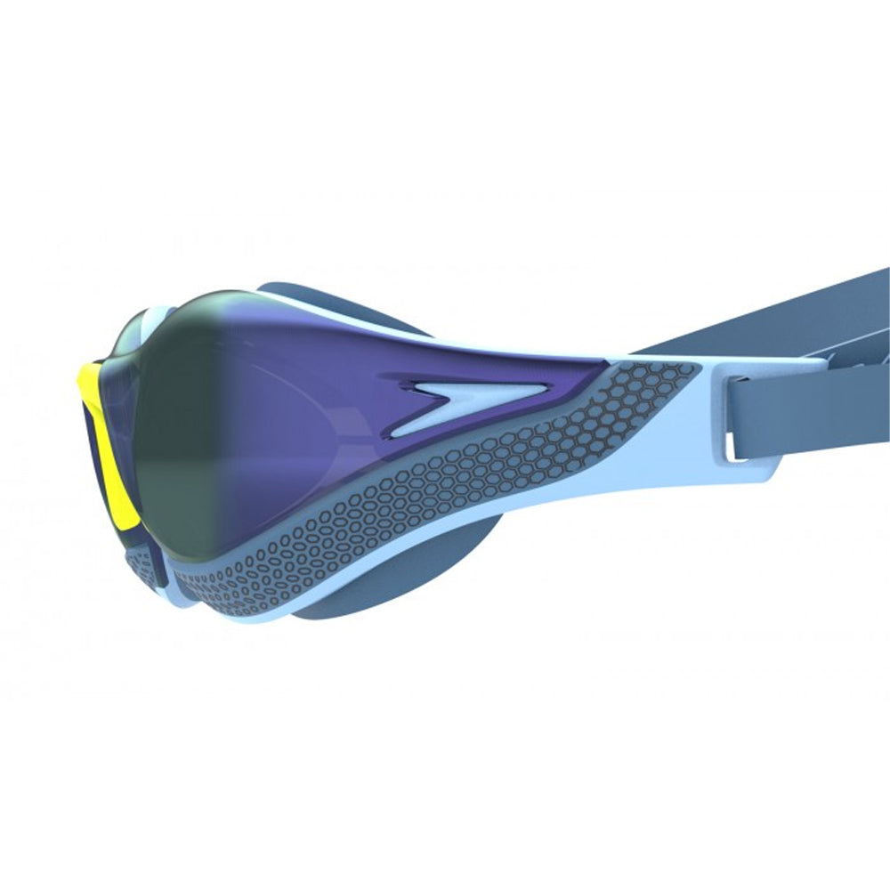 Blue - Back - Speedo Unisex Adult Fastskin Pure Focus Mirror Swimming Goggles