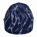 Blue - Back - Nike U Peak Marble Dri-FIT Uncuffed Beanie