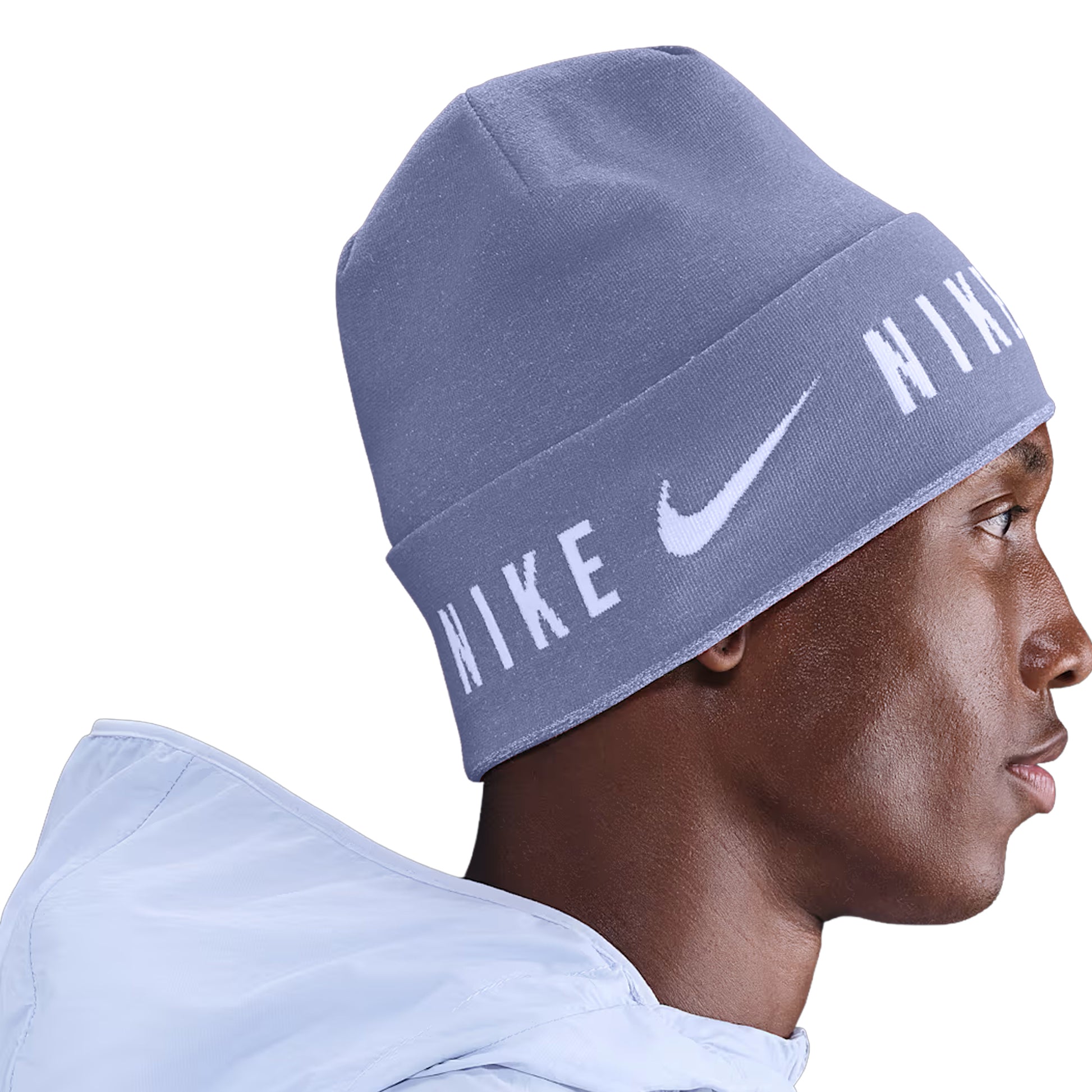 Blue - Lifestyle - Nike U Knitted Dri-FIT Cuffed Beanie