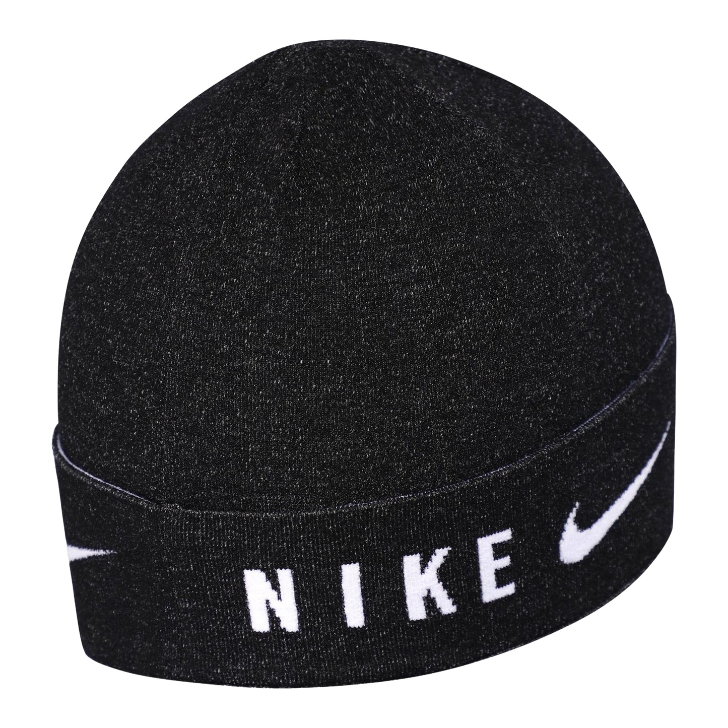 Black - Back - Nike U Knitted Dri-FIT Cuffed Beanie