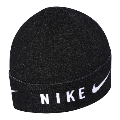Black - Back - Nike U Knitted Dri-FIT Cuffed Beanie