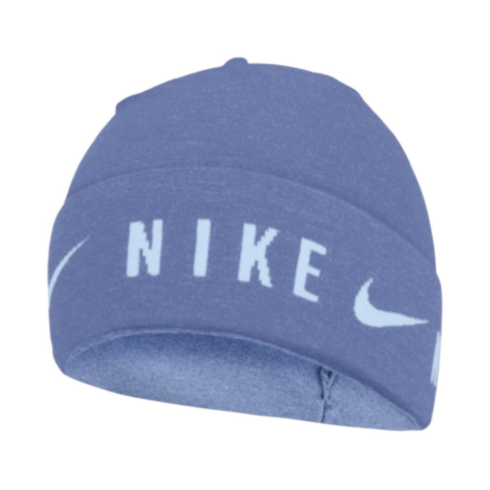 Blue - Front - Nike U Knitted Dri-FIT Cuffed Beanie