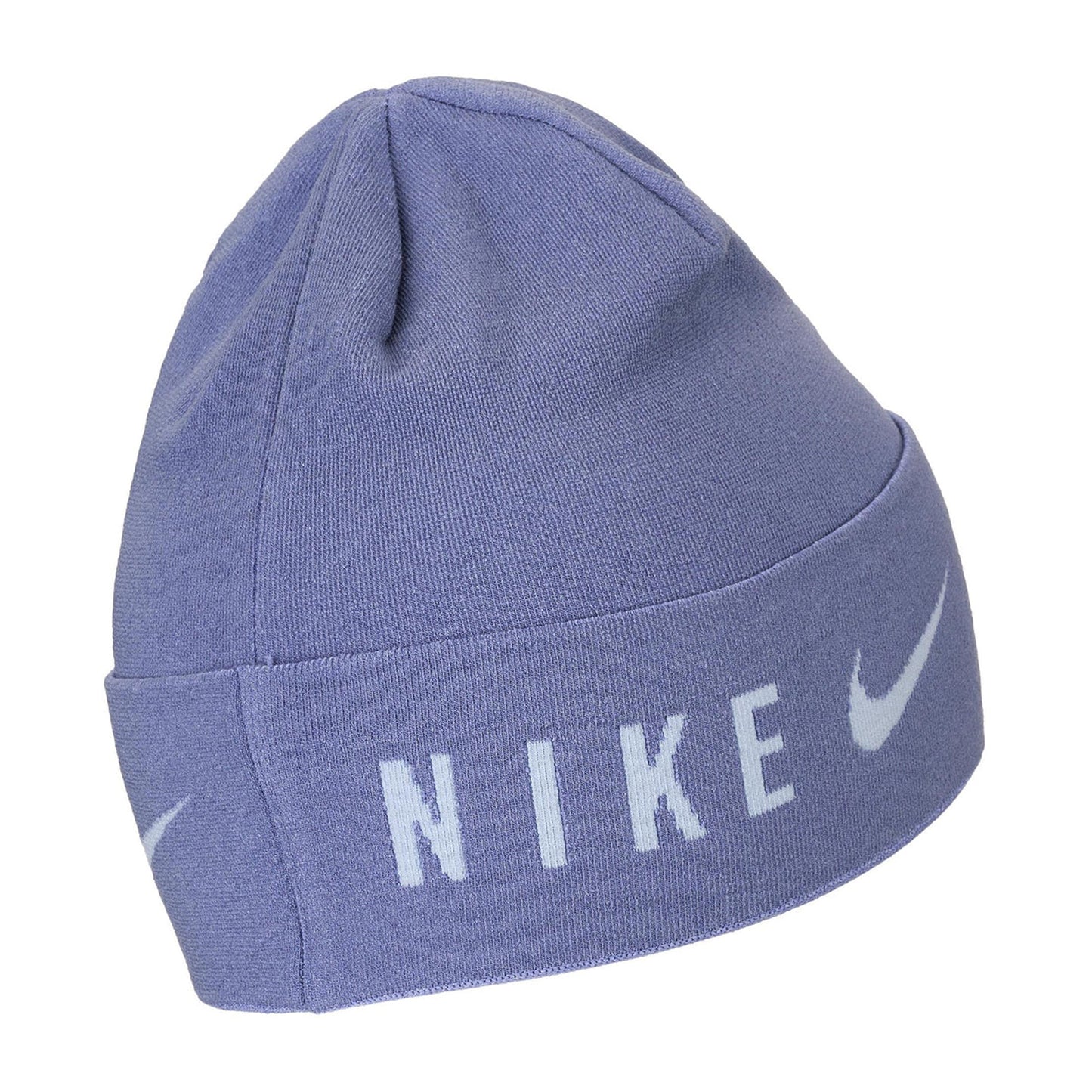 Blue - Back - Nike U Knitted Dri-FIT Cuffed Beanie