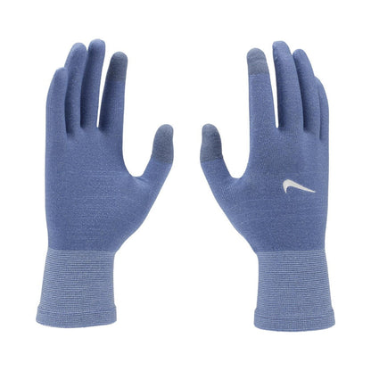 Blue - Side - Nike Mens Lightweight Knitted Running Gloves