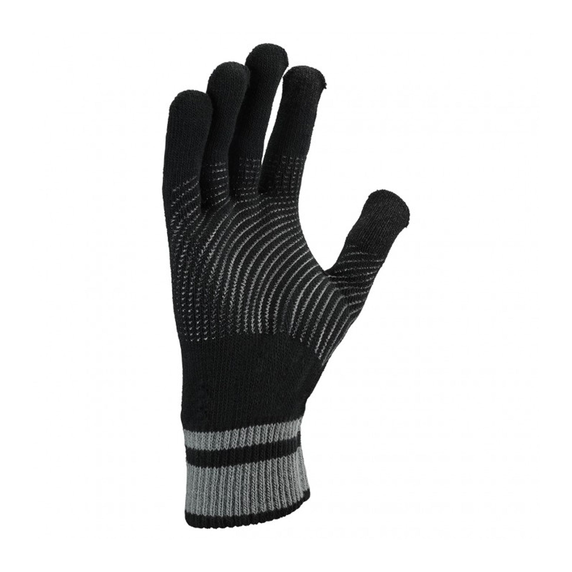Black - Back - Nike Mens Gripped Knitted Gloves
