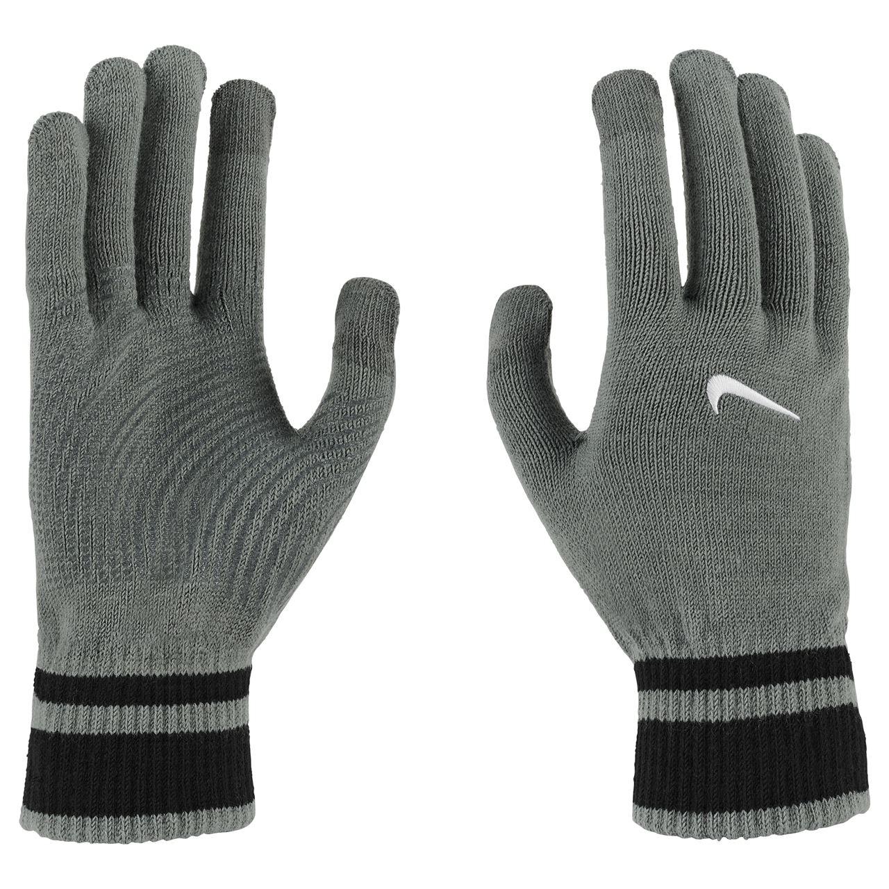 Grey - Lifestyle - Nike Mens Gripped Knitted Gloves