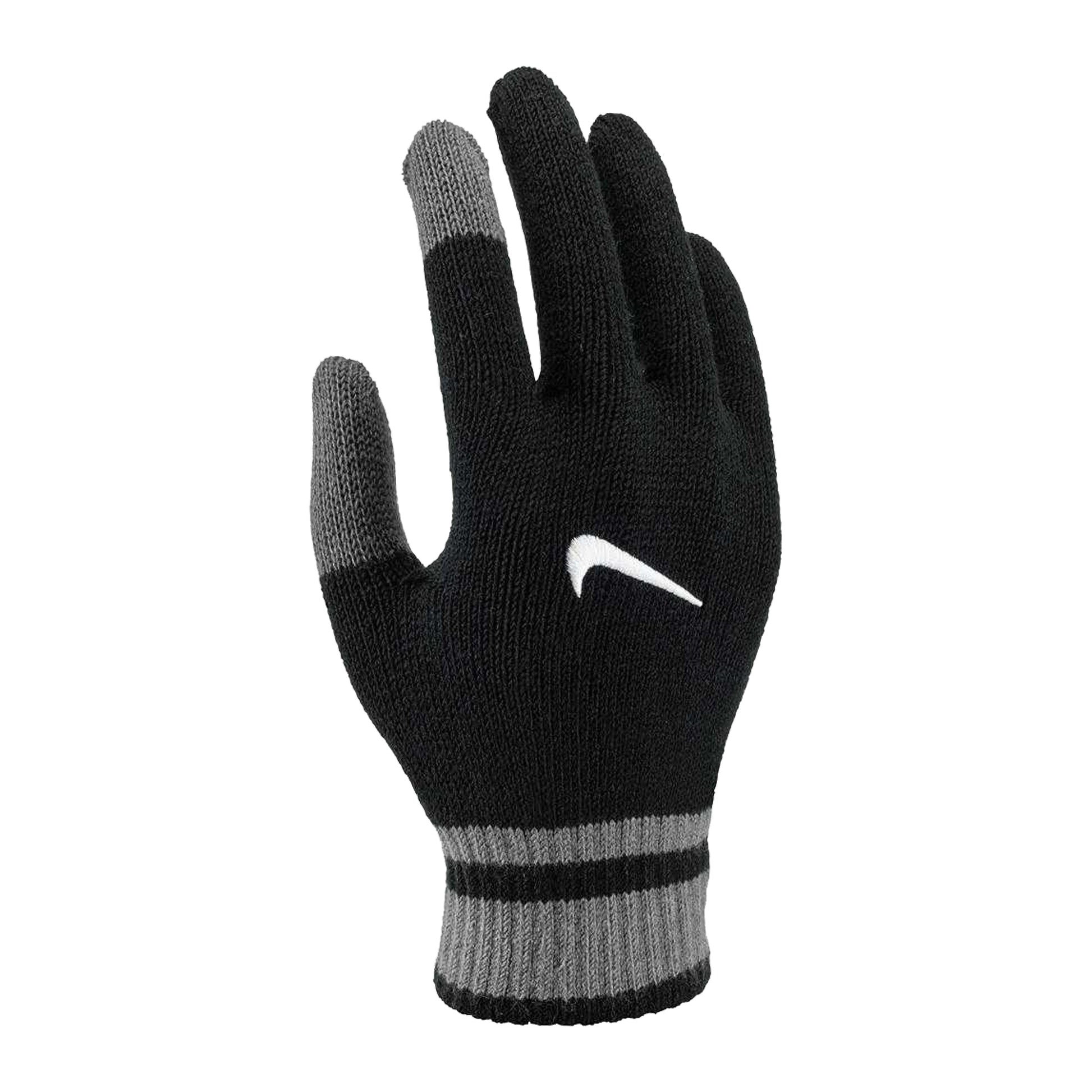 Black - Back - Nike Childrens-Kids Y Gripped Knitted Gloves
