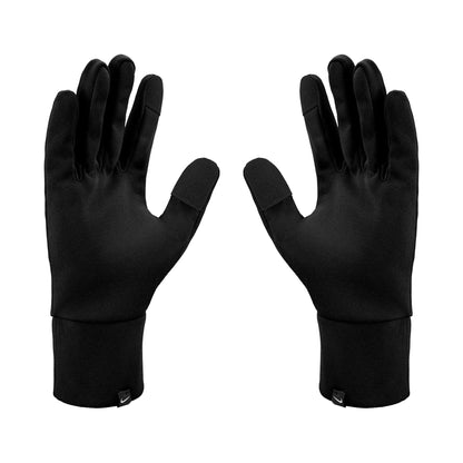 Black - Back - Nike Mens Fleece Therma-Fit Gloves