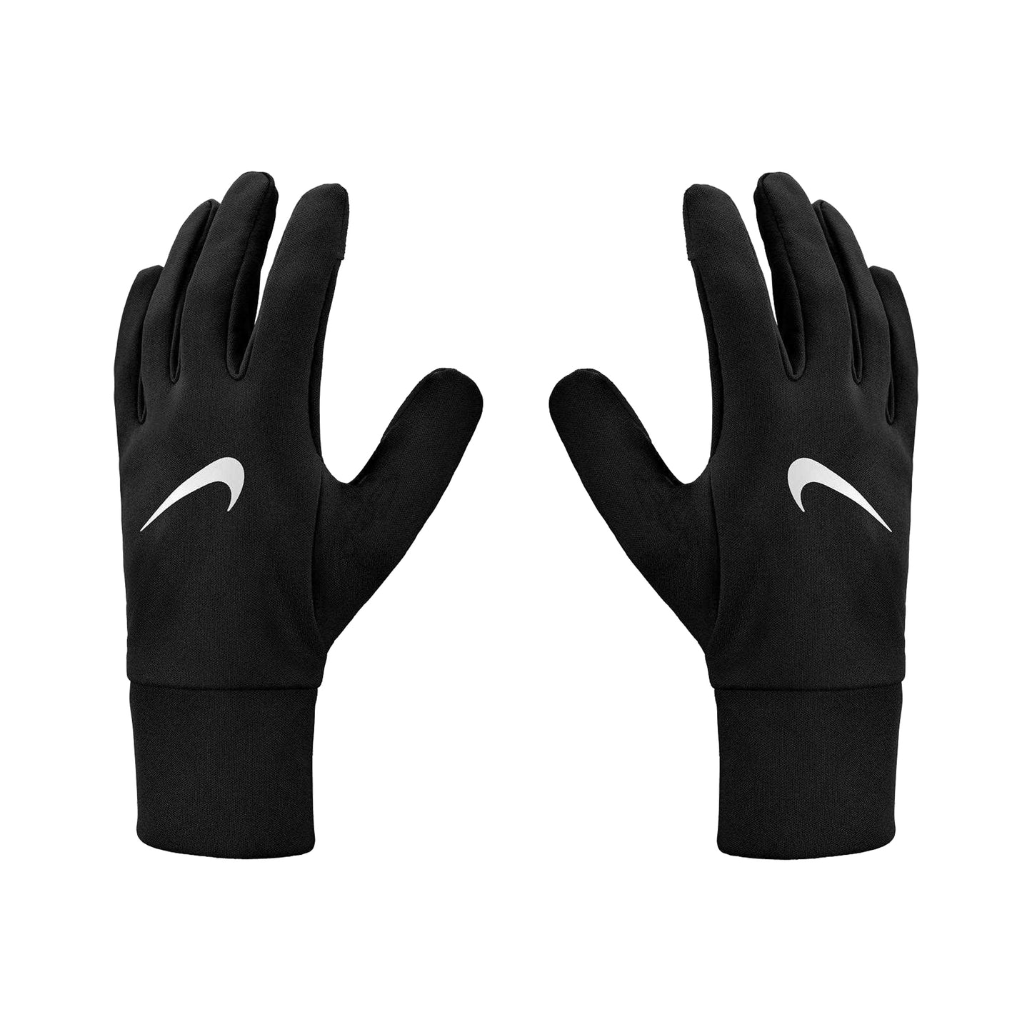 Black - Front - Nike Mens Fleece Therma-Fit Gloves
