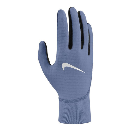 Blue - Front - Nike Mens Pacer Midweight Therma-Fit Running Gloves