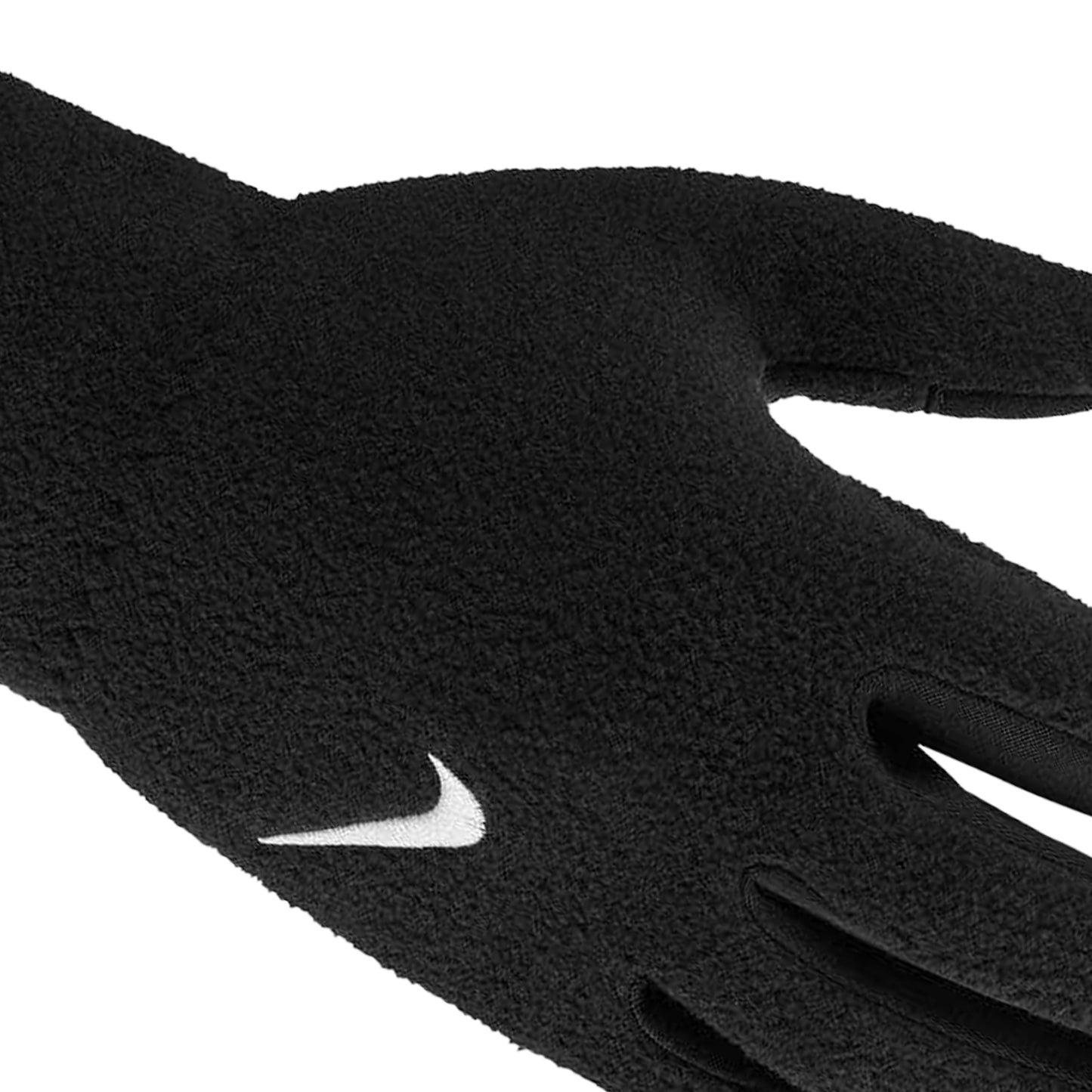 Black - Lifestyle - Nike Childrens-Kids One Fleece Therma-Fit Gloves