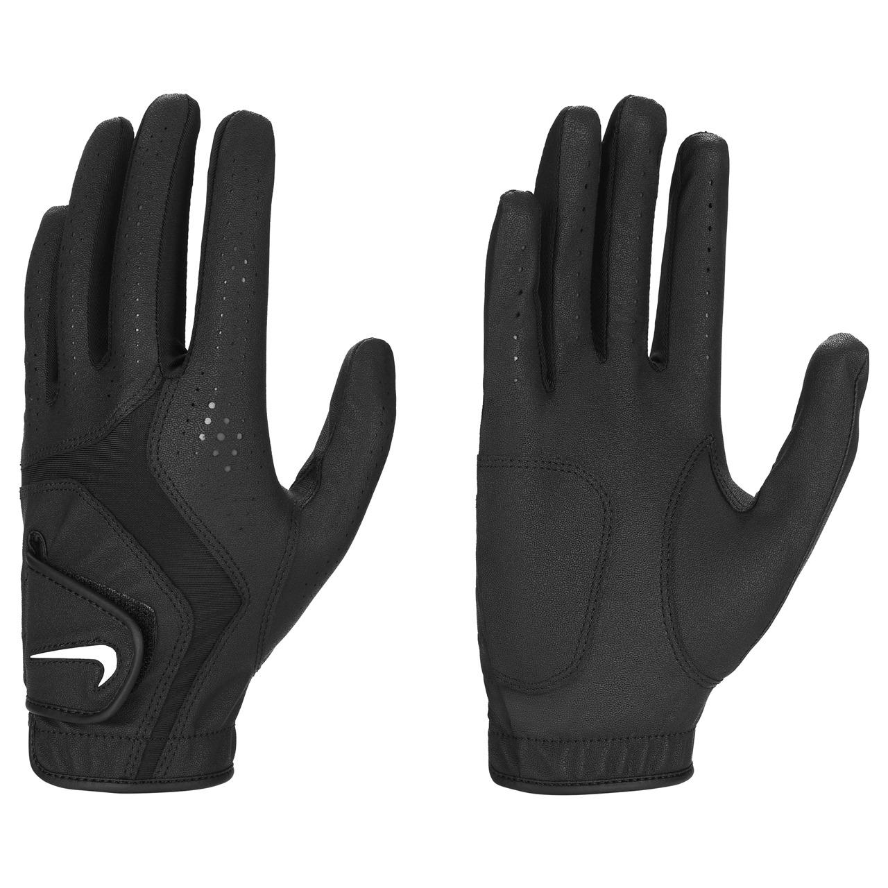 Black - Side - Nike Mens Dura Feel X Left Hand Golf Glove