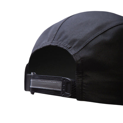 Black - Back - Ronhill Fortify Waterproof Running Cap