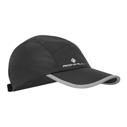 Black - Front - Ronhill Fortify Waterproof Running Cap