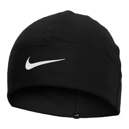 Black - Side - Nike Therma-Fit Fleece Beanie