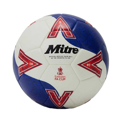 White-Blue-Red - Front - Mitre 2025-2026 Emirates FA Cup Football
