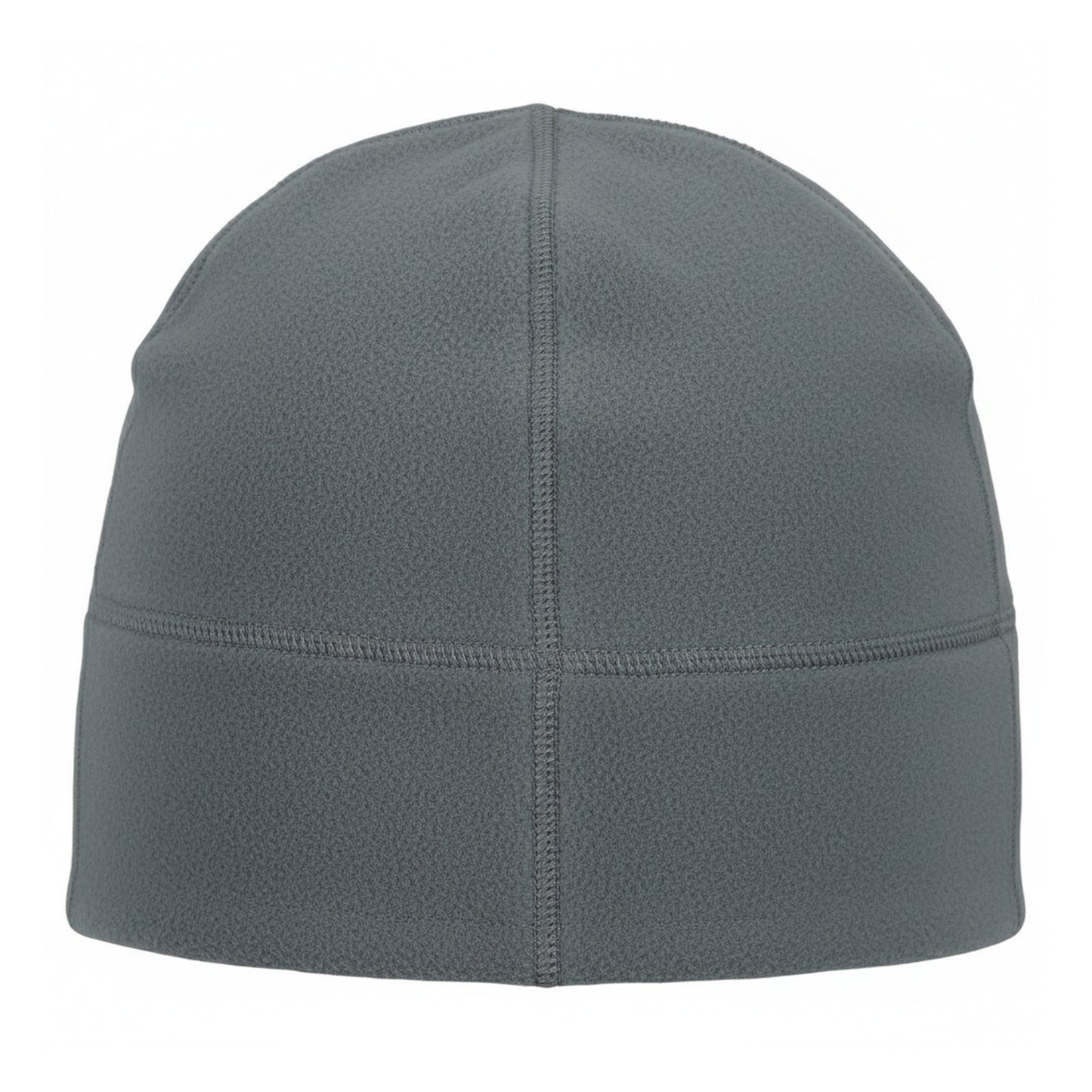 Grey - Back - Nike Therma Fit Swoosh Fleece Beanie