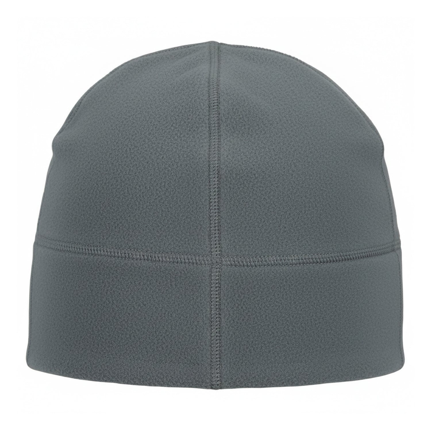 Grey - Back - Nike Therma Fit Swoosh Fleece Beanie