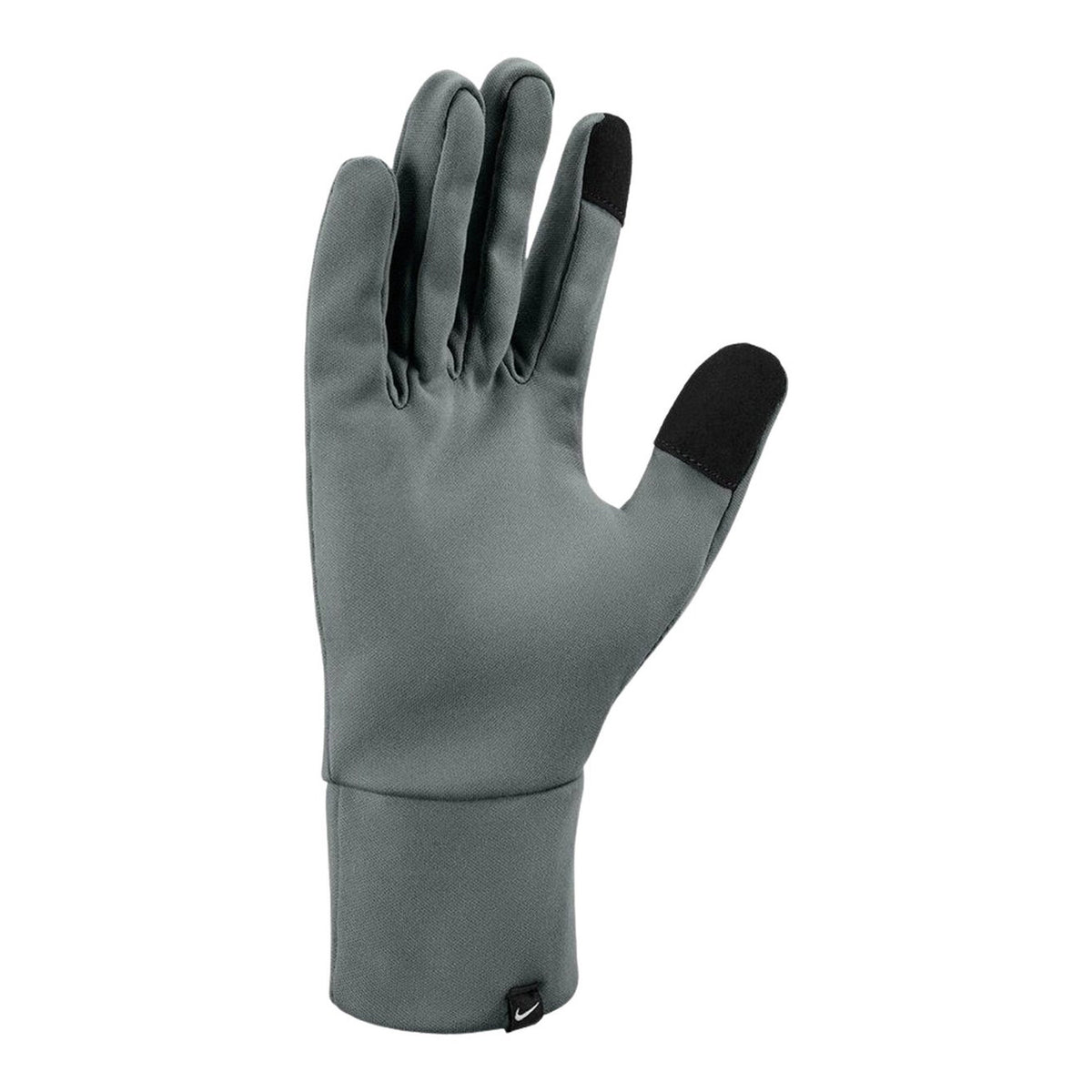 Grey - Back - Nike Mens Therma Fit Fleece Gloves