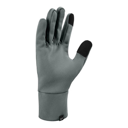 Grey - Back - Nike Mens Therma Fit Fleece Gloves