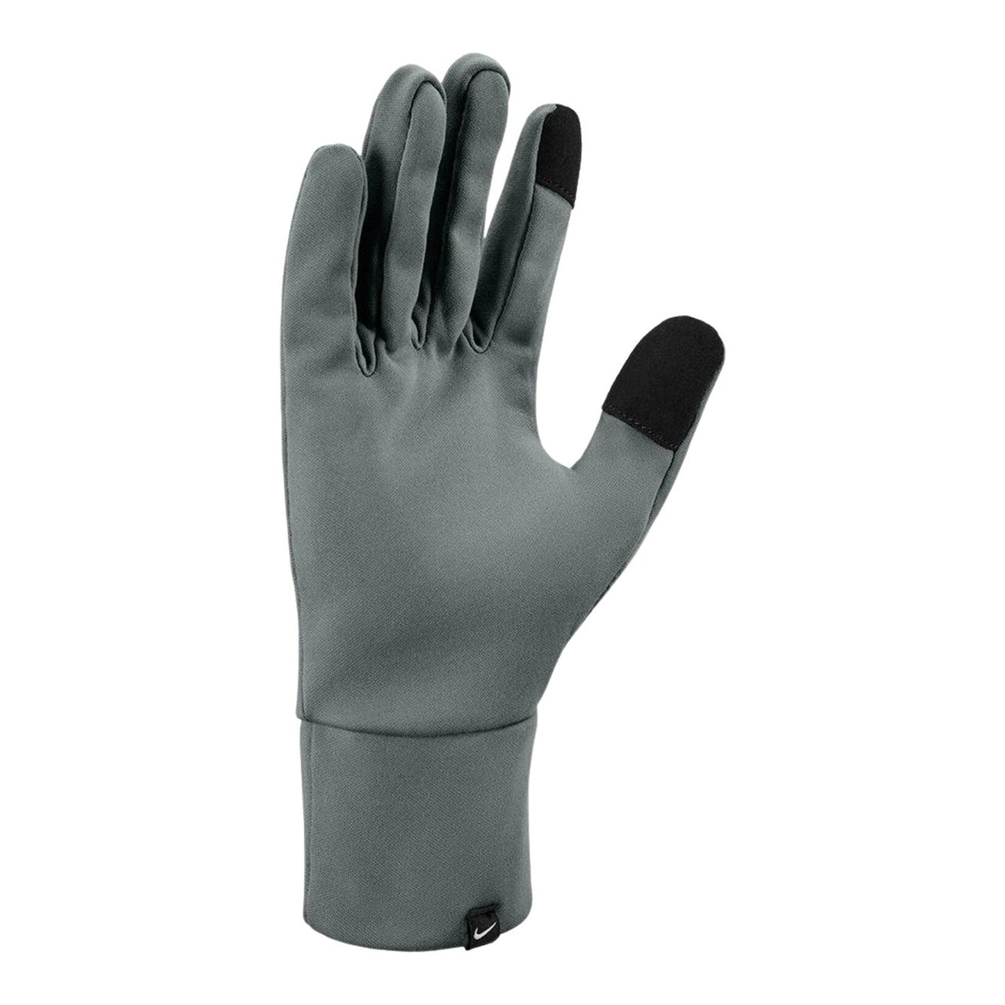 Grey - Back - Nike Mens Therma Fit Fleece Gloves