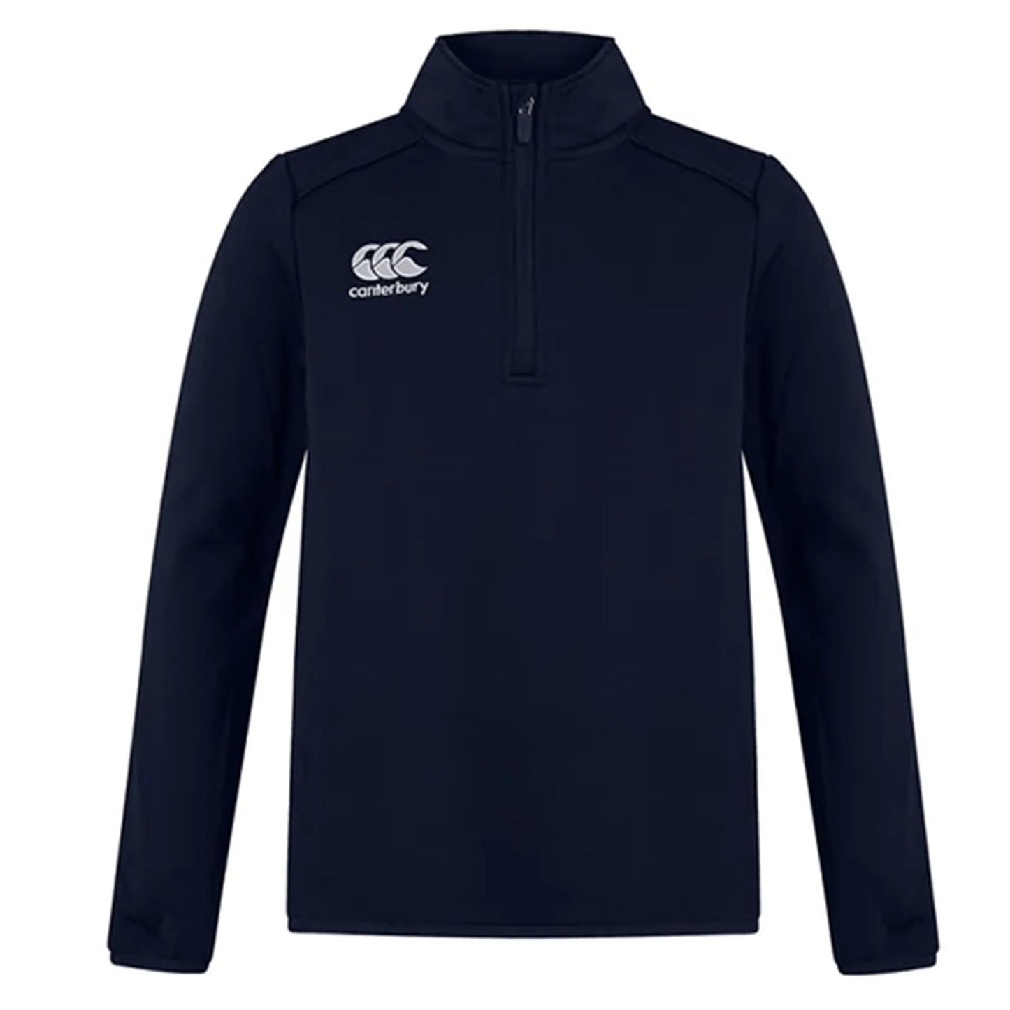Navy - Front - Canterbury Mens Club Quarter Zip Training Midlayer