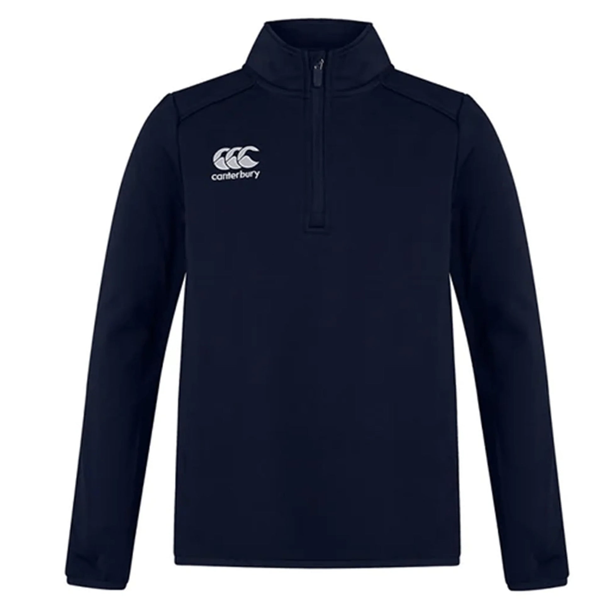 Navy - Front - Canterbury Mens Club Quarter Zip Training Midlayer