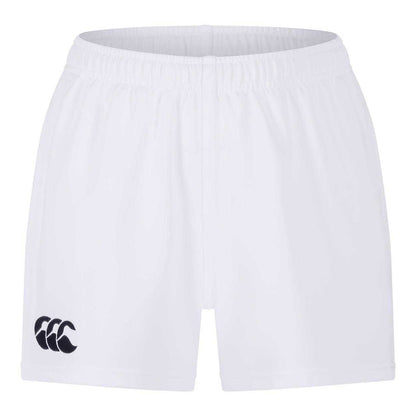 White - Front - Canterbury Boys Professional 2.0 Polyester Shorts