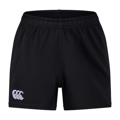 Black - Front - Canterbury Boys Professional 2.0 Polyester Shorts