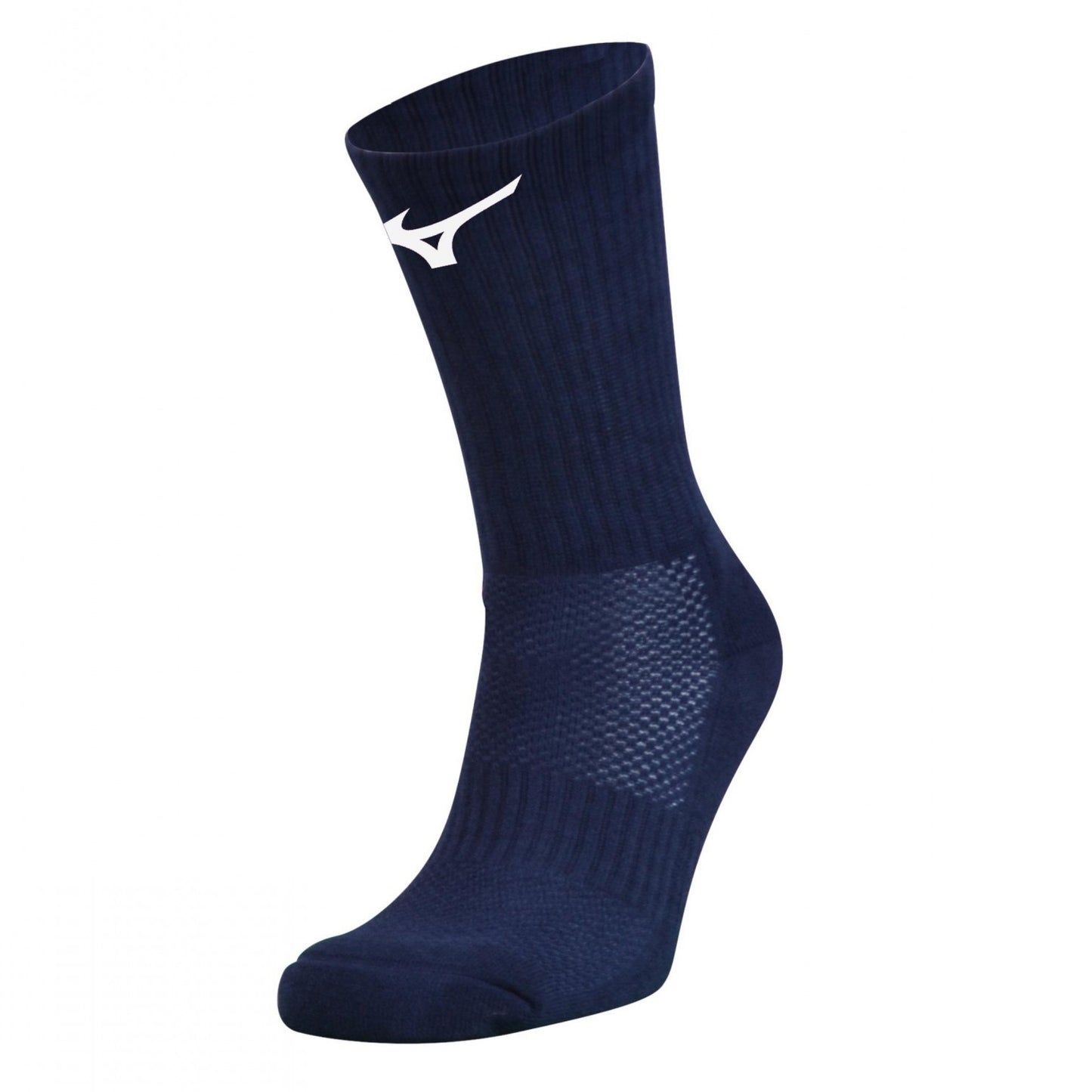 Navy - Front - Mizuno Unisex Adult Crew Socks