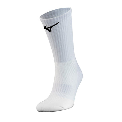 White - Front - Mizuno Unisex Adult Crew Socks