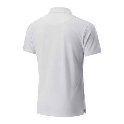 Grey - Back - Mizuno Mens Shizuoka Free Time Polo Shirt