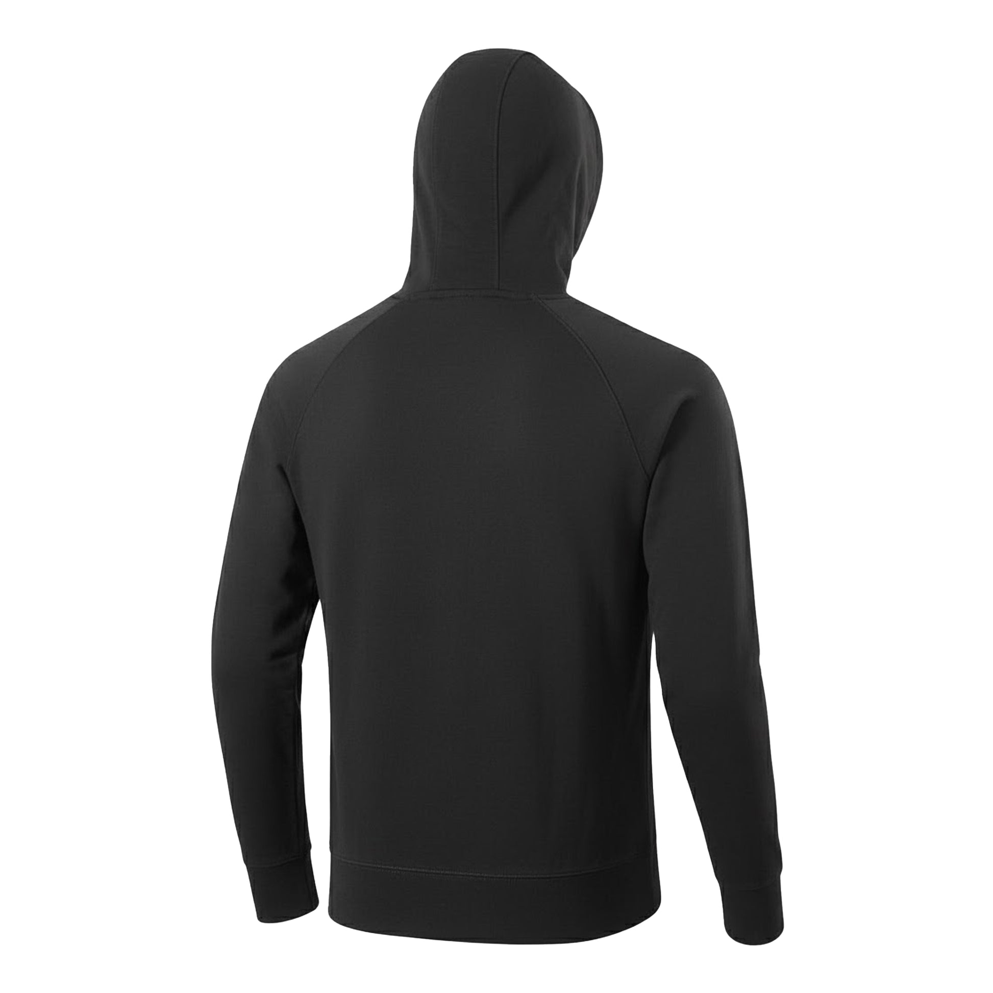 Black - Back - Mizuno Mens Terrycloth Hoodie